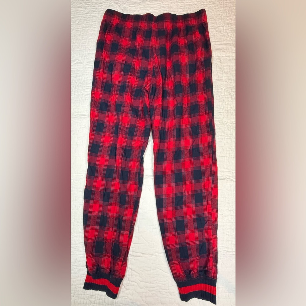Aerie Red & Black Plaid Men's Jogger Pants - Picture 6 of 6